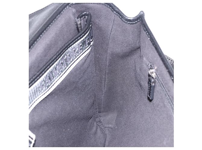 Borsa Boston Salvatore Ferragamo in pelle 2way Nera Argento Auth bs36559 Nero - vista 22