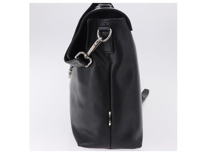 Borsa Boston Salvatore Ferragamo in pelle 2way Nera Argento Auth bs36559 Nero - vista 3