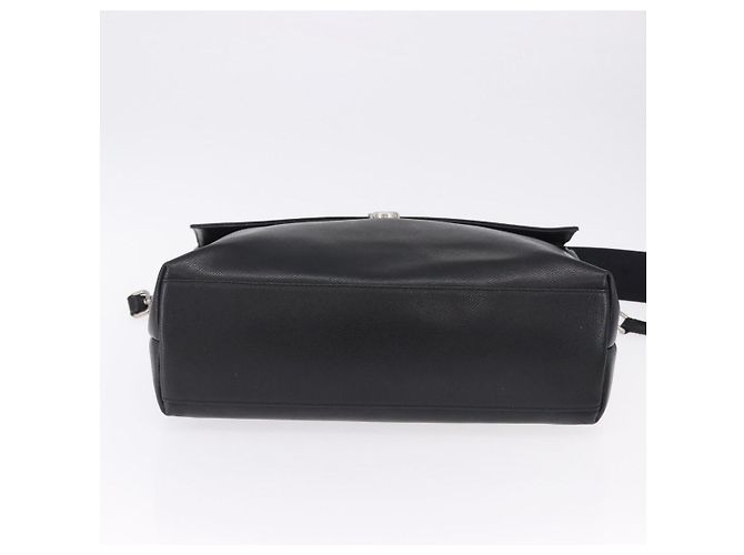 Borsa Boston Salvatore Ferragamo in pelle 2way Nera Argento Auth bs36559 Nero - vista 5