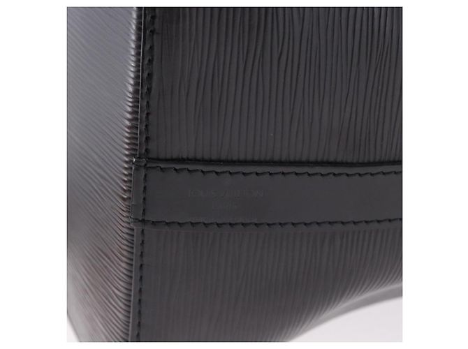 LOUIS VUITTON Bolsa de Ombro Epi Petit Noe Preta M44102 LV Auth 194918SAV Preto - vista 17