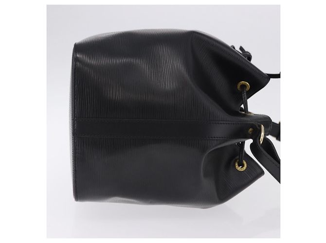 LOUIS VUITTON Bolsa de Ombro Epi Petit Noe Preta M44102 LV Auth 194918SAV Preto - vista 3