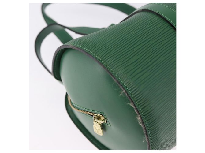 Borsa a mano LOUIS VUITTON Epi Soufflot Green M52224 LV Auth 195553 Verde - vista 14