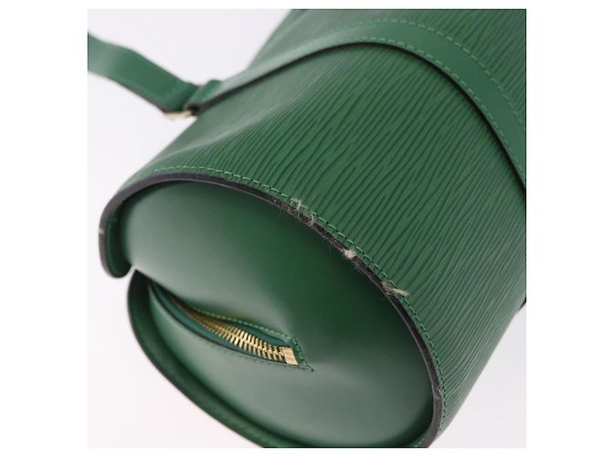 Borsa a mano LOUIS VUITTON Epi Soufflot Green M52224 LV Auth 195553 Verde - vista 16