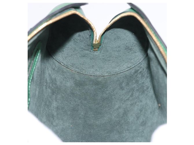 Borsa a mano LOUIS VUITTON Epi Soufflot Green M52224 LV Auth 195553 Verde - vista 19