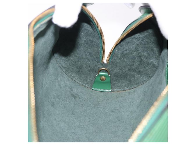 Borsa a mano LOUIS VUITTON Epi Soufflot Green M52224 LV Auth 195553 Verde - vista 20