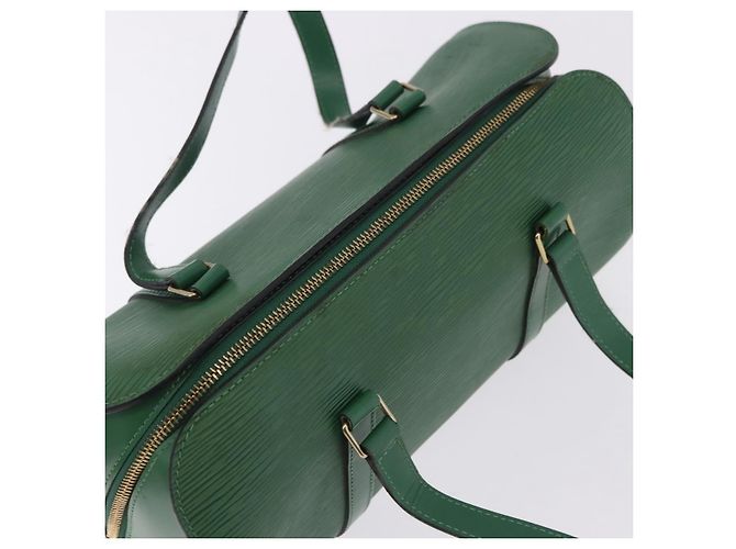 Borsa a mano LOUIS VUITTON Epi Soufflot Green M52224 LV Auth 195553 Verde - vista 6