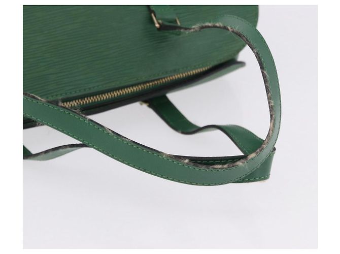 Borsa a mano LOUIS VUITTON Epi Soufflot Green M52224 LV Auth 195553 Verde - vista 7