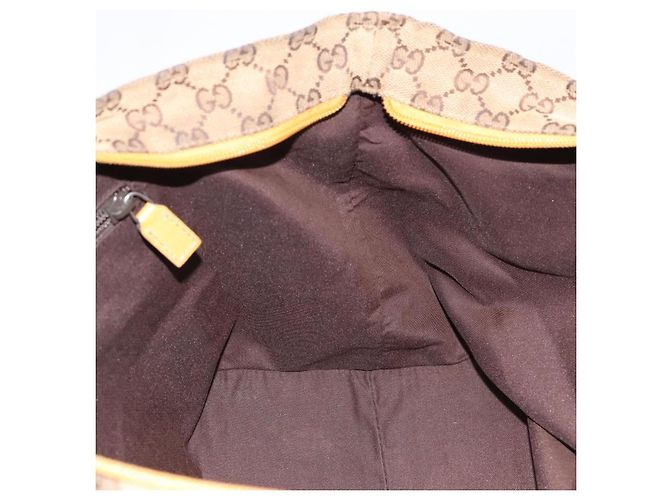 Borsa Tote GUCCI GG Canvas Sherry Line Beige 131230 Auth 197106 - vista 18