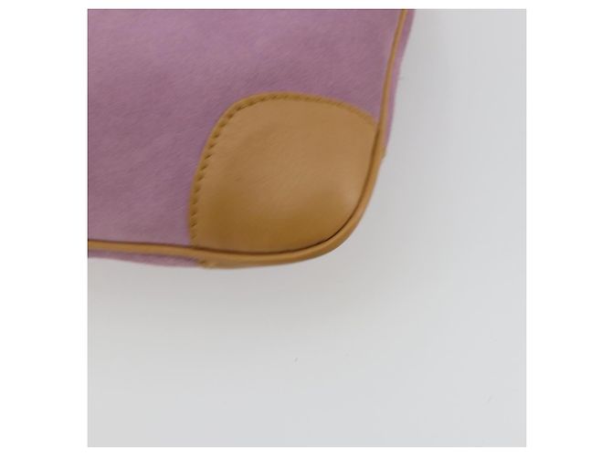 Borsa a tracolla con catena GUCCI Camoscio Viola Oro 001 4113 Auth 195593A D'oro Porpora - vista 15
