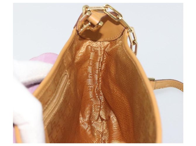 Borsa a tracolla con catena GUCCI Camoscio Viola Oro 001 4113 Auth 195593A D'oro Porpora - vista 19