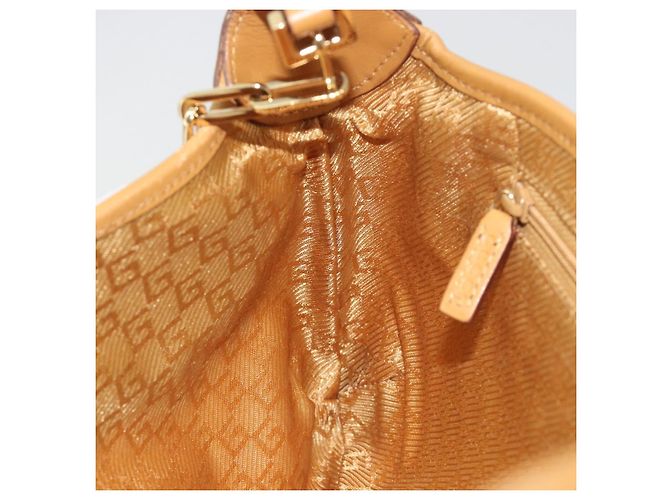 Borsa a tracolla con catena GUCCI Camoscio Viola Oro 001 4113 Auth 195593A D'oro Porpora - vista 20