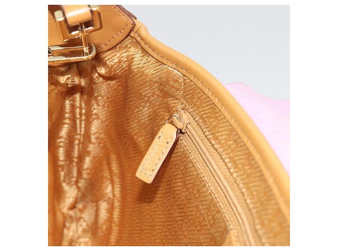 Borsa a tracolla con catena GUCCI Camoscio Viola Oro 001 4113 Auth 195593A D'oro Porpora - vista 21