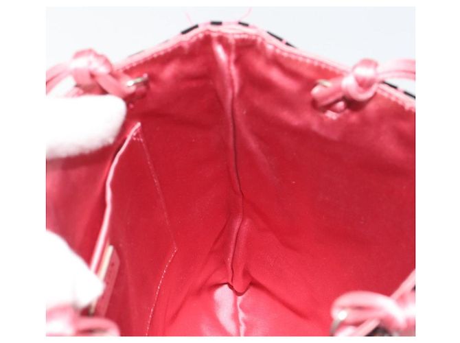 Borsa a mano PRADA Satin Pink Silver Auth bs36714 Argento Rosa - vista 22