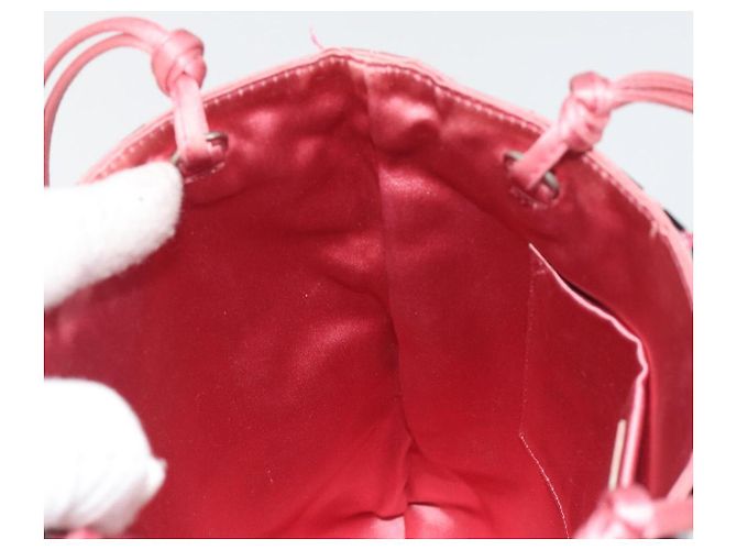 Borsa a mano PRADA Satin Pink Silver Auth bs36714 Argento Rosa - vista 23