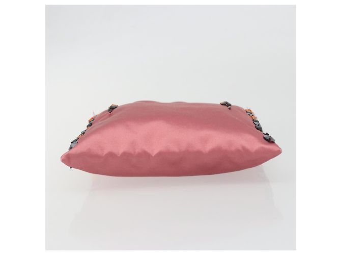 Borsa a mano PRADA Satin Pink Silver Auth bs36714 Argento Rosa - vista 5