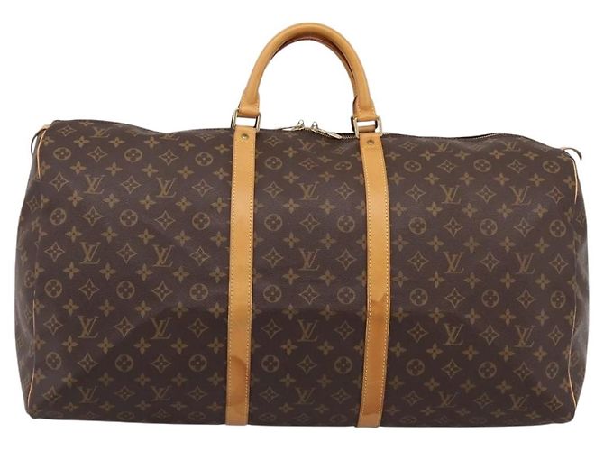 LOUIS VUITTON Monogram Keepall 60 Boston Bag M41422 LV Auth ka5607 Monogramma - vista 13
