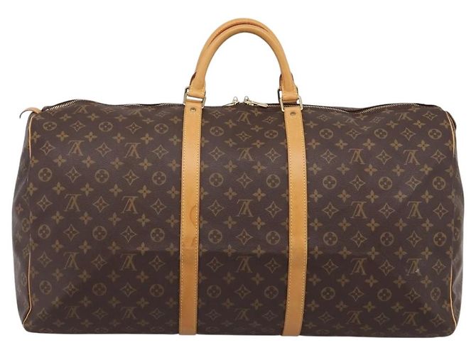 LOUIS VUITTON Monogram Keepall 60 Boston Bag M41422 LV Auth ka5607 Monogramma - vista 2