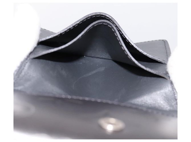 LOUIS VUITTON Monogram Mat Ludlow Coin Purse Noir M65122 LV Auth 183510A Negro - vista 18