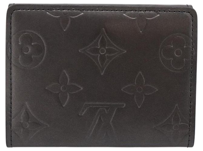 LOUIS VUITTON Monogram Mat Ludlow Coin Purse Noir M65122 LV Auth 183510A Negro - vista 2