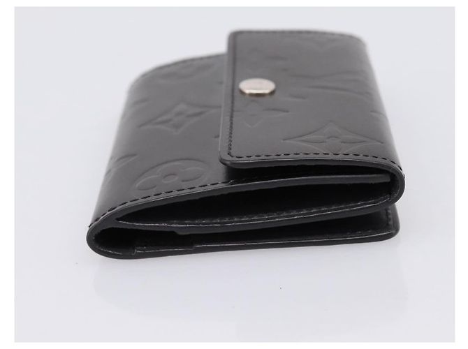 LOUIS VUITTON Monogram Mat Ludlow Coin Purse Noir M65122 LV Auth 183510A Negro - vista 4