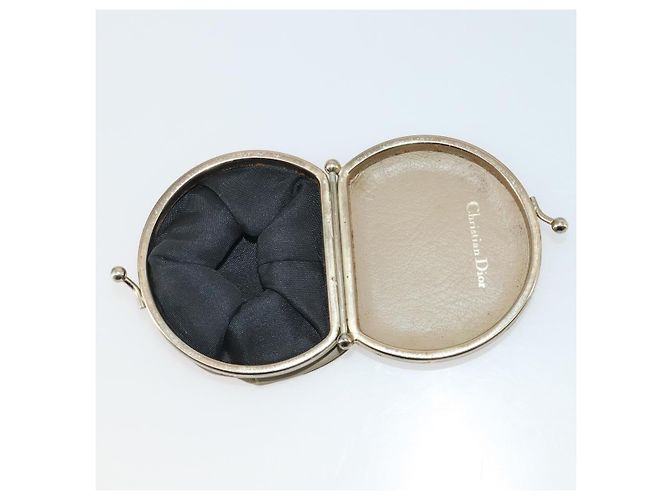 Portafoglio Christian Dior in pelle 10 Set Beige Black black Auth fm5377 - vista 5