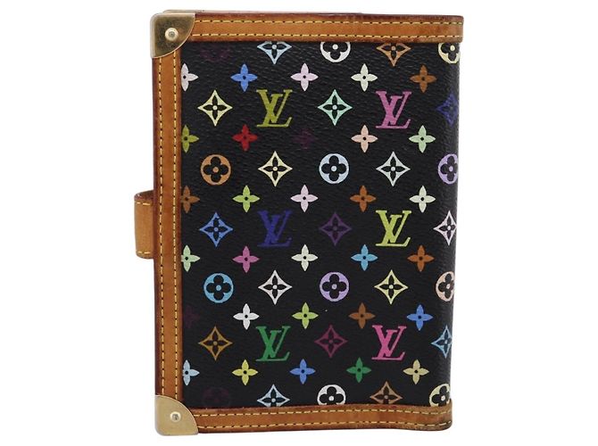 LOUIS VUITTON Copertina Agenda PM Multicolor Nero R20895 LV Auth 195509 - vista 2