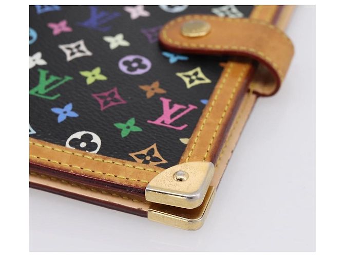 LOUIS VUITTON Copertina Agenda PM Multicolor Nero R20895 LV Auth 195509 - vista 7