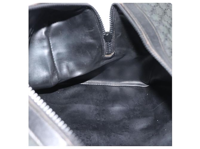Céline CELINE Borsa Boston in tela Macadam Nero Oro Auth 194355 D'oro - vista 17