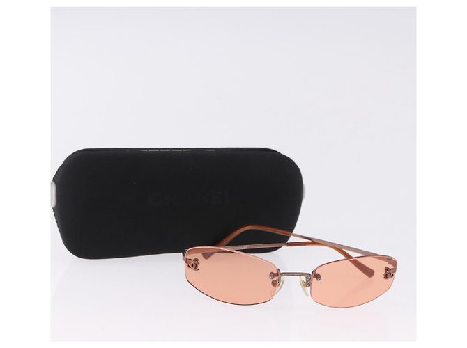 Gafas de sol CHANEL COCO Mark Brown CC Auth 195920V Castaño - vista 12