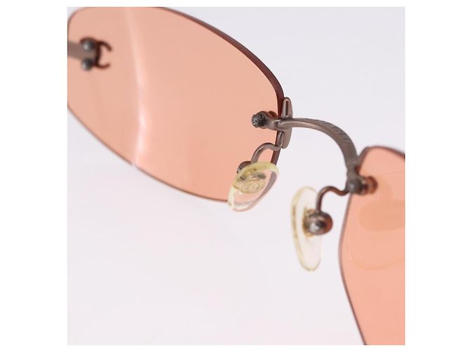 Gafas de sol CHANEL COCO Mark Brown CC Auth 195920V Castaño - vista 14