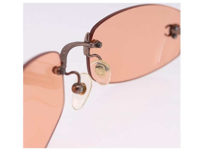 Gafas de sol CHANEL COCO Mark Brown CC Auth 195920V Castaño - vista 15