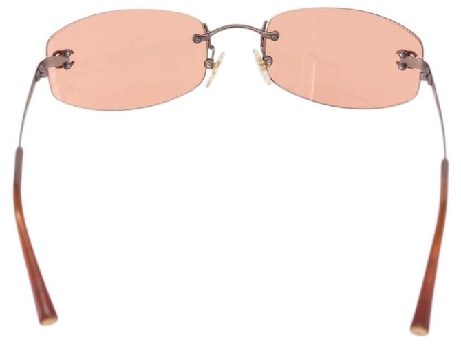 Gafas de sol CHANEL COCO Mark Brown CC Auth 195920V Castaño - vista 2