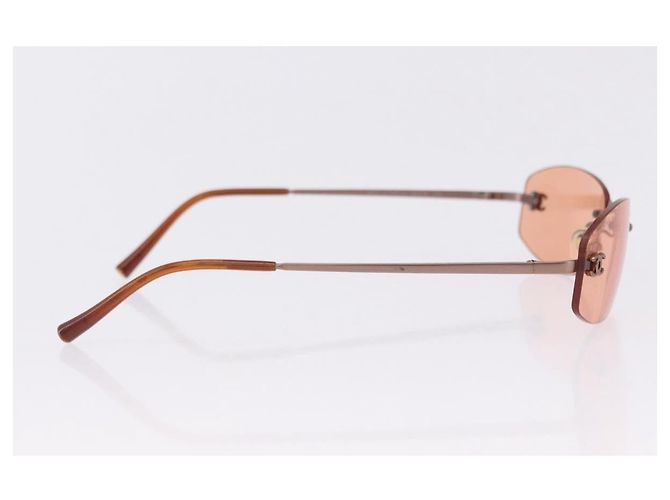 Gafas de sol CHANEL COCO Mark Brown CC Auth 195920V Castaño - vista 6