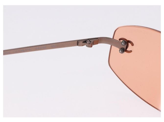 Gafas de sol CHANEL COCO Mark Brown CC Auth 195920V Castaño - vista 9