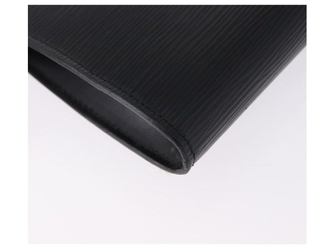 LOUIS VUITTON Epi Pochette Accessoires Accessory Pouch Black M52982 Auth 195038 Negro - vista 15