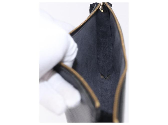 LOUIS VUITTON Epi Pochette Accessoires Accessory Pouch Black M52982 Auth 195038 Negro - vista 17