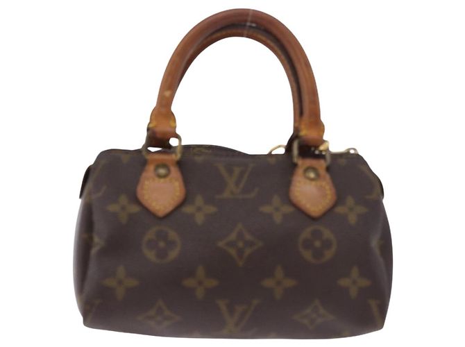 LOUIS VUITTON Monogram Mini Speedy Hand Bag M41534 LV Auth ka5620 Monogramma - vista 13