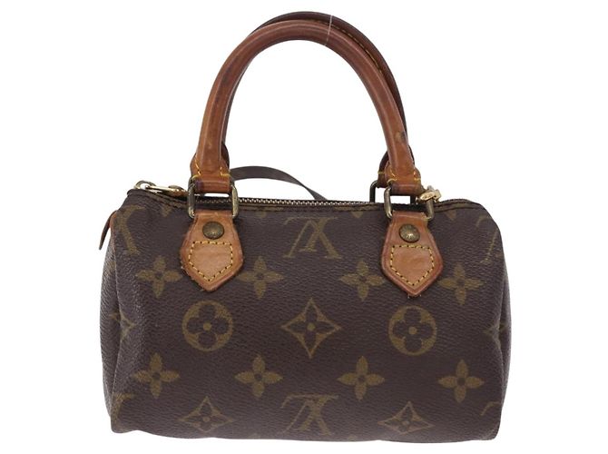 LOUIS VUITTON Monogram Mini Speedy Hand Bag M41534 LV Auth ka5620 Monogramma - vista 2