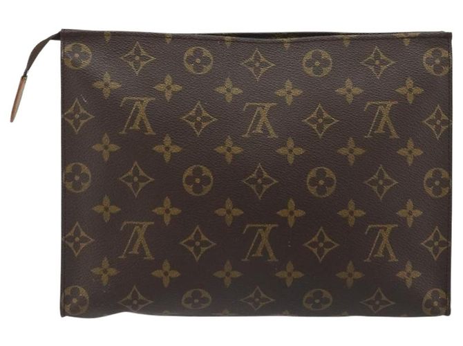 LOUIS VUITTON Monogram Poche Toilette 26 Pouch M47542 LV Auth 194388 Monogramma - vista 2