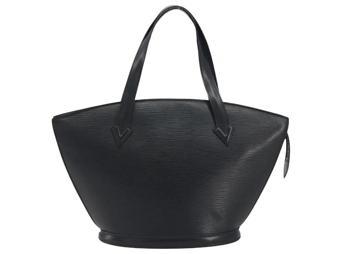 LOUIS VUITTON Epi Saint Jacques Shopping Bag Black M52272 LV Auth 195076 Nero - vista 13