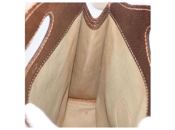 Borsa GUCCI GG Canvas Beige Auth 196557 - vista 17