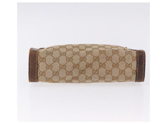 Borsa GUCCI GG Canvas Beige Auth 196557 - vista 5
