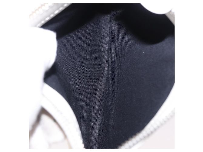 Borsa a mano BALENCIAGA Navy Cabas Canvas Ivory Silver 339933 Auth 195989A Argento Crudo - vista 22
