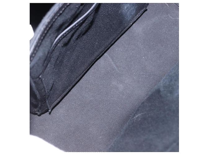 MCM Vicetos Logogram Rucksack Leder Schwarz Silber Auth 194907 - Ansicht 11
