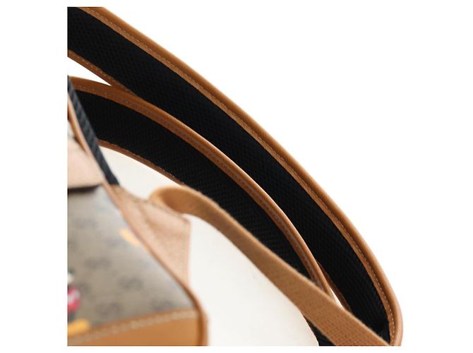 Zaino GUCCI Micro GG Supreme Disney PVC Beige Gold 552884 Auth 192557SM - vista 16