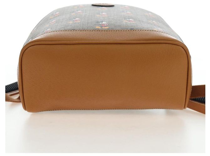 Zaino GUCCI Micro GG Supreme Disney PVC Beige Gold 552884 Auth 192557SM - vista 5