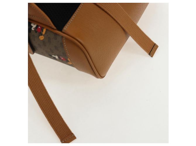 Zaino GUCCI Micro GG Supreme Disney PVC Beige Gold 552884 Auth 192557SM - vista 9