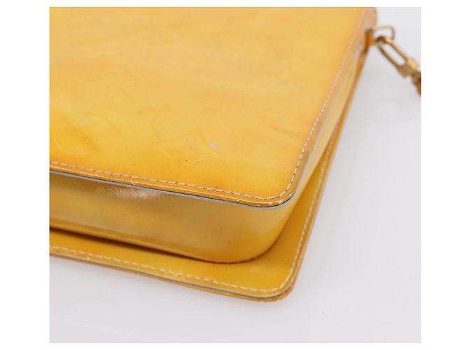 LOUIS VUITTON Monogram Vernis Motto Accessory Pouch Gris M91030 LV Auth BA14981 - vista 16