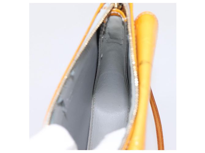 LOUIS VUITTON Monogram Vernis Motto Accessory Pouch Gris M91030 LV Auth BA14981 - vista 18