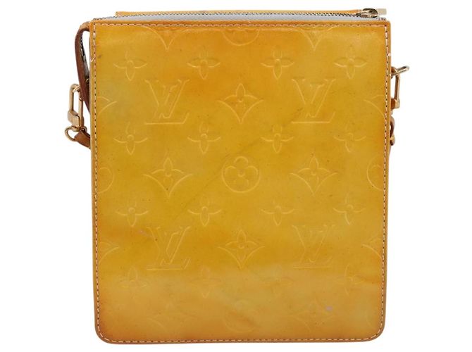 LOUIS VUITTON Monogram Vernis Motto Accessory Pouch Gris M91030 LV Auth BA14981 - vista 2